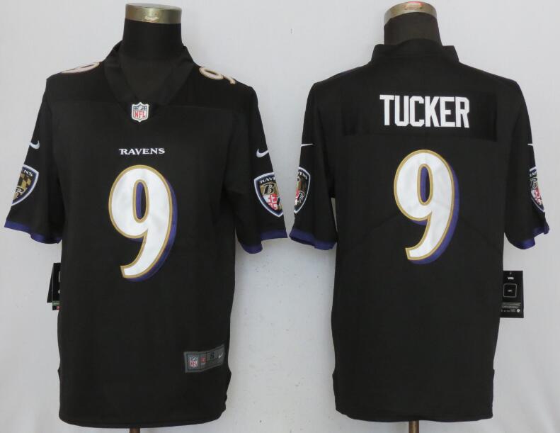 Men Baltimore Ravens 9 Tucker Black Nike Vapor Untouchable Limited NFL Jerseys